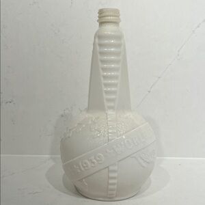 1939 Worlds Fair Mill Glass Bottle